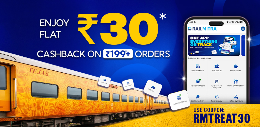Enjoy Flat Rs.30 Cashback on Rs.199+ Orders