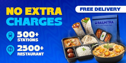 No Extra Charges on Food in Train